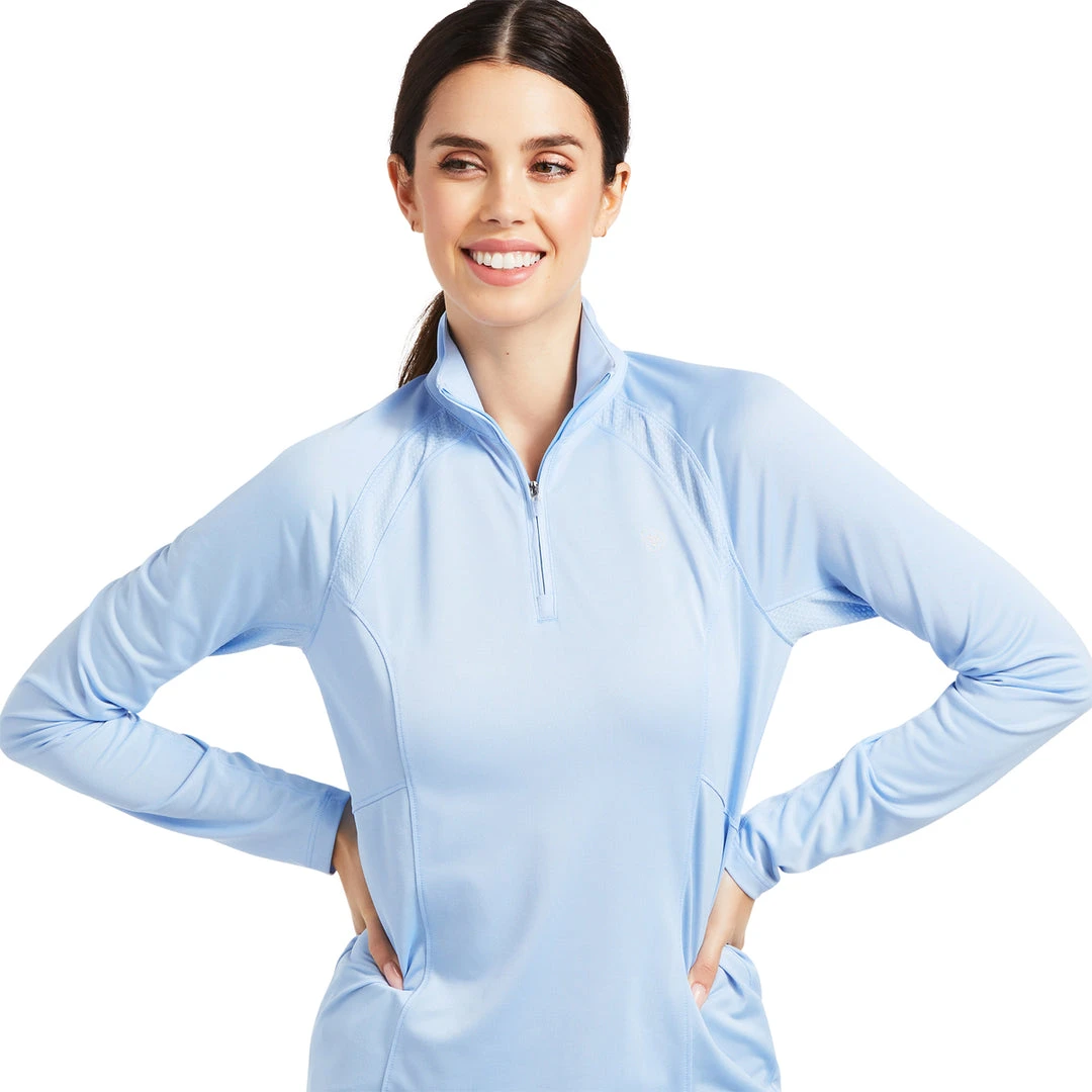 Baselayers Ariat Women's Sunstopper 2.0 1/4 Zip Baselayer Long Sleeve 31 Baselayers Ariat Women's Sunstopper 2.0 1/4 Zip Baselayer Long Sleeve