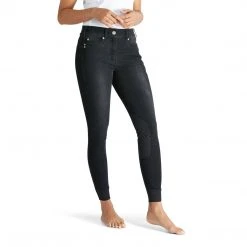 Ariat Women's Halo Denim Knee Patch Breech Breeches 15 Ariat Women's Halo Denim Knee Patch Breech Breeches