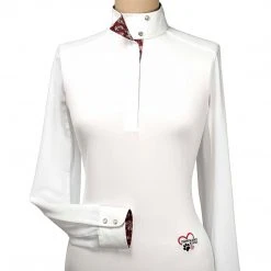 Essex Classics Girls "Danny & Ron's Rescue" Talent Yarn Wrap Collar Long Sleeve Show Shirt