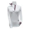 Show Shirts Essex Classics Ladies "Owls" Talent Yarn Wrap Collar Long Sleeve Show Shirt