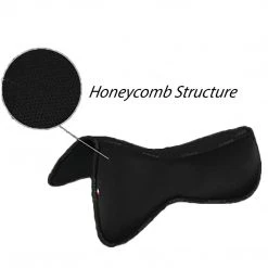 Frantisi Saddle Pads & Fittings Acavallo Spine Free Honeycomb Close Contact And Memory Foam 1/2 Pad, Jumping
