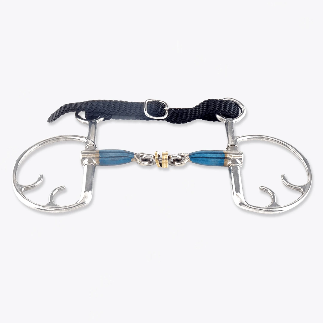 Equine Industries Horse Bits Trust Sweet Iron Kimblehook Brass Ring 3 Equine Industries Horse Bits Trust Sweet Iron Kimblehook Brass Ring