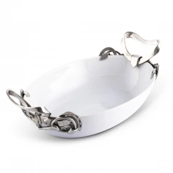 Arthur Court Equestrian Small Stoneware Tray