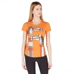 Casual Wear Vestrum Women's Bruges T-Shirt With Equestrian Print