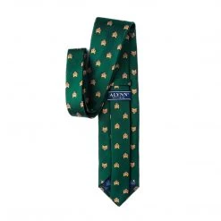 Wild Attire Inc. Stone Cold Fox Green Silk Tie Equestrian Accessories