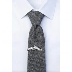 Equestrian Accessories Wild Attire Inc. Love Your Neigh-bor Antiquated Silver Metal Tie Bar