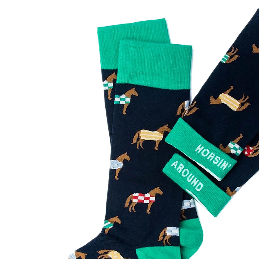 Wild Attire Inc. Horsin' Around Carded Cotton Socks 6 Wild Attire Inc. Horsin' Around Carded Cotton Socks