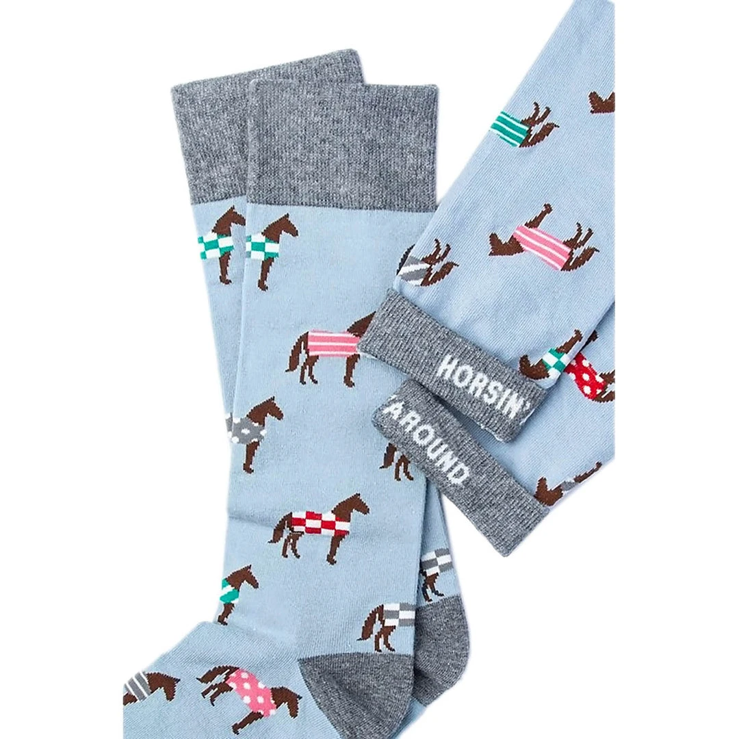 Wild Attire Inc. Horsin' Around Carded Cotton Socks 8 Wild Attire Inc. Horsin' Around Carded Cotton Socks