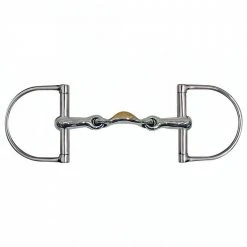 English Riding Supply Metalab Magic Copper Moon Dee Ring Bit Horse Bits