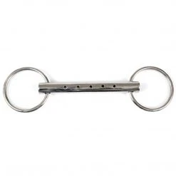 Jacks Mfg Hollow Pipe Mouth Loose Ring Snaffle Bit Horse Bits
