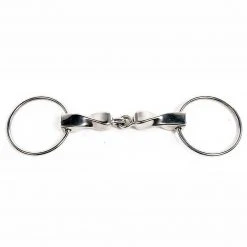 Partrade Metalab Twisted Mouth Loose Ring Snaffle Bit