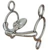 Jacks Mfg WTP Winning Tongue Plate 3 Ring Elevator Leverage Bit With Extended Plate Horse Bits