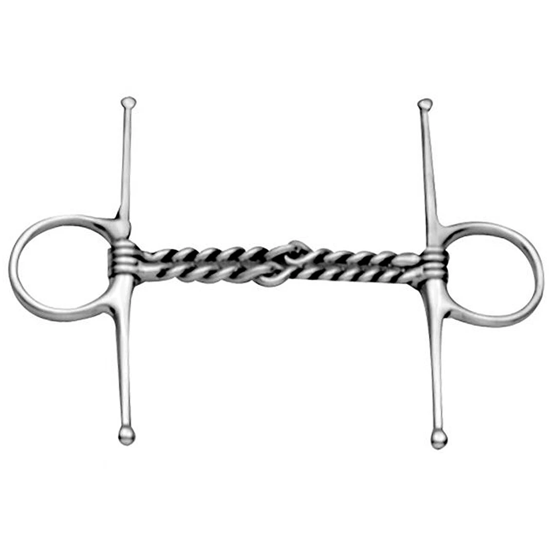Weatherbeeta Horse Bits Korsteel Stainless Steel Double Twisted Wire Full Cheek Snaffle Bit 3 Weatherbeeta Horse Bits Korsteel Stainless Steel Double Twisted Wire Full Cheek Snaffle Bit