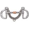Toklat Originals Stainless Steel 3-Piece Snaffle With Copper Roller Uxeter Kimberwick