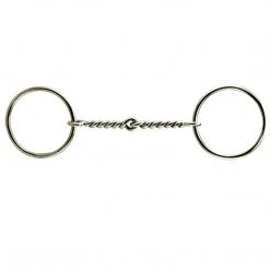 Intrepid Horse Bits Coronet Single Twisted Wire Loose Ring Snaffle Bit