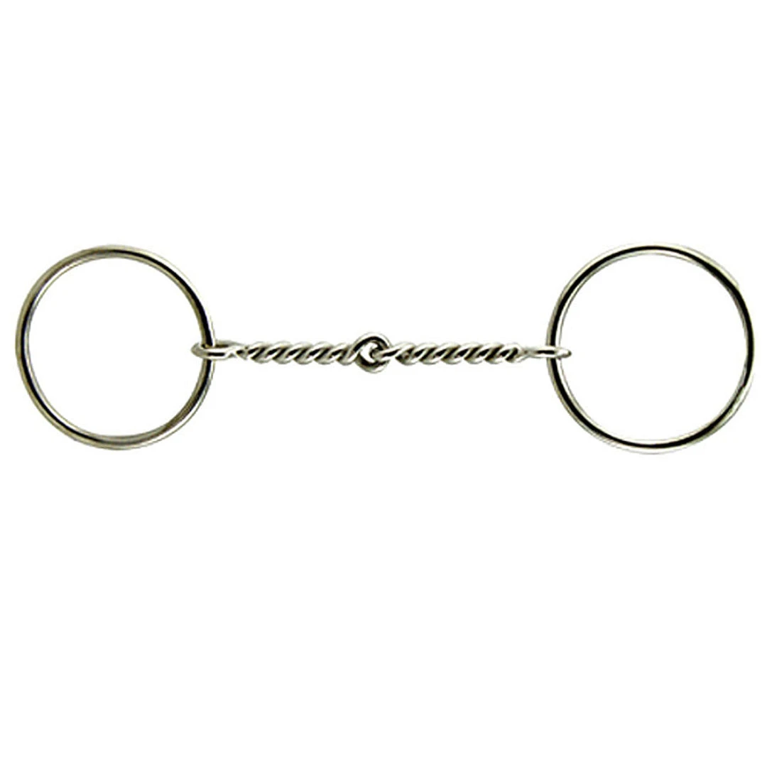 Intrepid Horse Bits Coronet Single Twisted Wire Loose Ring Snaffle Bit 3 Intrepid Horse Bits Coronet Single Twisted Wire Loose Ring Snaffle Bit