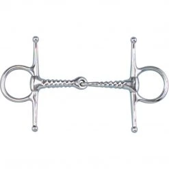 Toklat Originals Horse Bits Toklat Pony Stainless Steel Corkscrew Snaffle Full Cheek