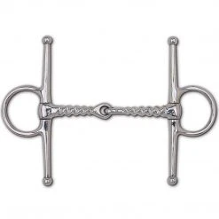 Toklat Originals Toklat Stainless Steel Corkscrew Snaffle Full Cheek - 6 1/2" Cheek
