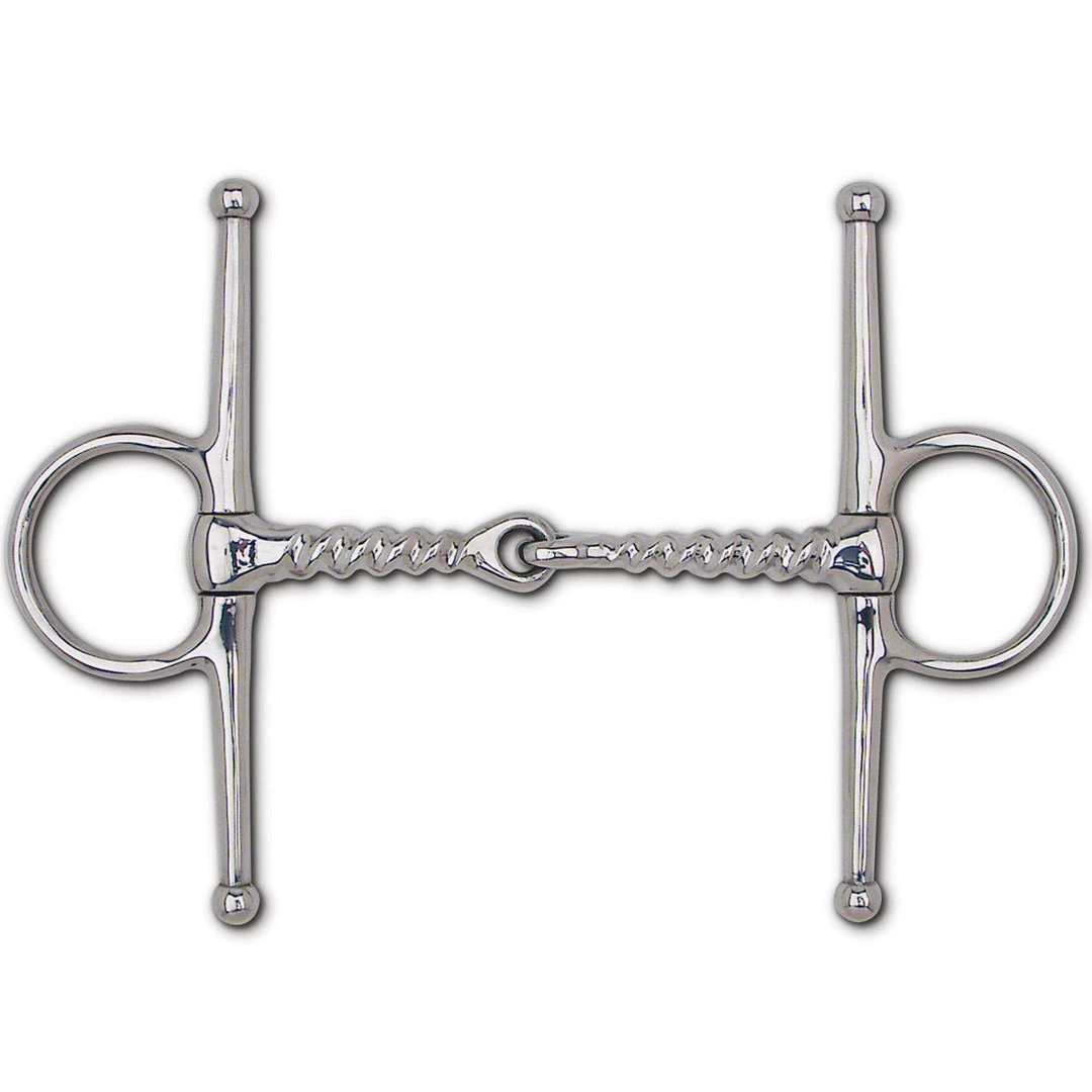 Toklat Originals Toklat Stainless Steel Corkscrew Snaffle Full Cheek - 6 1/2" Cheek 3 Toklat Originals Toklat Stainless Steel Corkscrew Snaffle Full Cheek - 6 1/2" Cheek