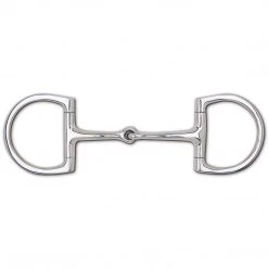 Toklat Originals Toklat Stainless Steel Thin Snaffle Dee - 3 3/8" Rings