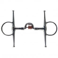 Intrepid Horse Bits Coronet Half Moon With Copper Roller Full Cheek Bit