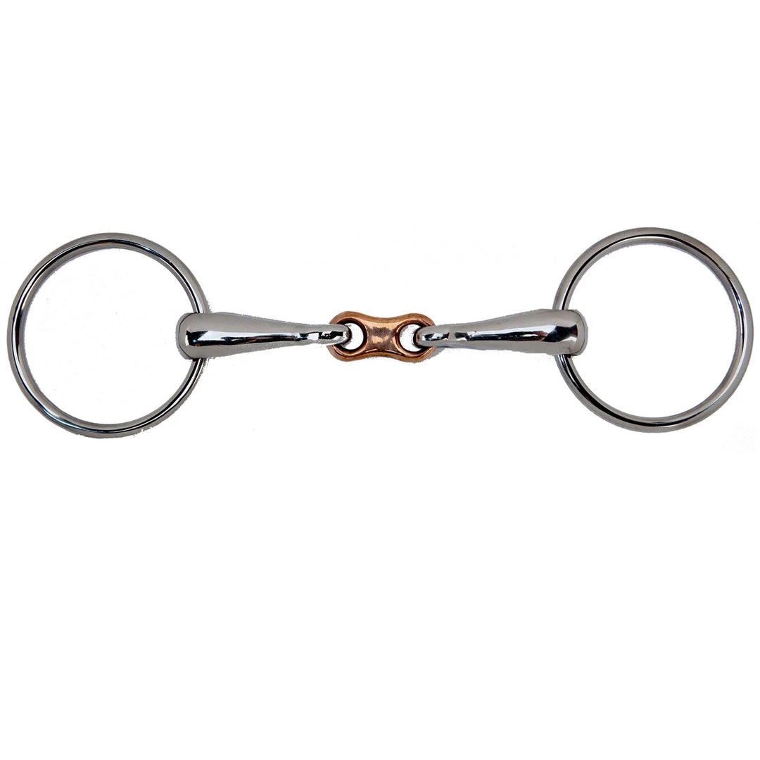 Toklat Originals Toklat Loose Ring With 16mm Copper French Link Bit Horse Bits 3 Toklat Originals Toklat Loose Ring With 16mm Copper French Link Bit Horse Bits