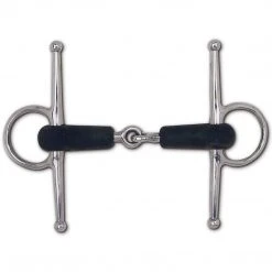 Toklat Originals Toklat Soft Rubber Mouth Snaffle Full Cheek Horse Bits