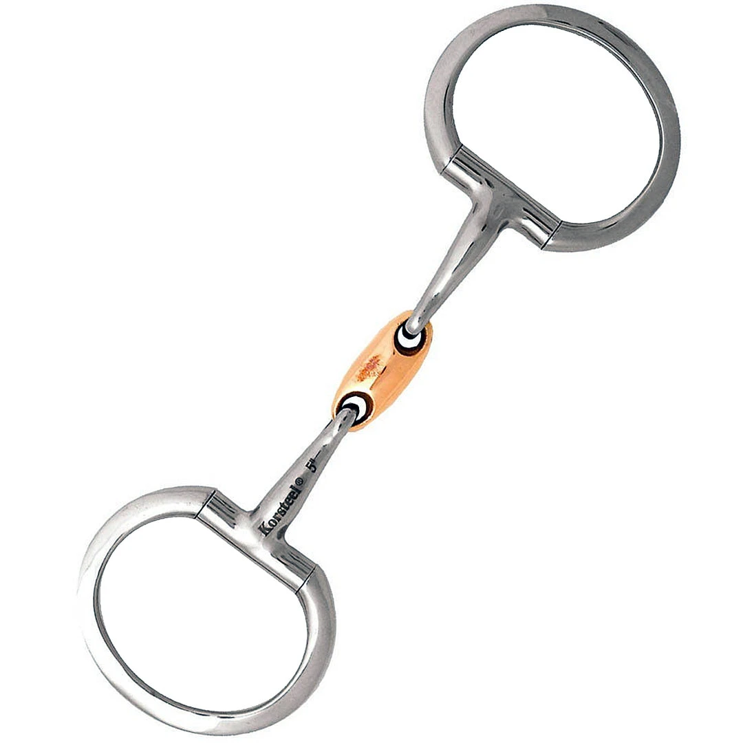 Weatherbeeta Horse Bits JP Korsteel Stainless Steel Copper Oval Link Eggbutt Snaffle Bit 3 Weatherbeeta Horse Bits JP Korsteel Stainless Steel Copper Oval Link Eggbutt Snaffle Bit