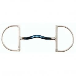 Shires Equestrian Products Shires Blue Alloy Hunter Dee With Mullen Mouth Horse Bits