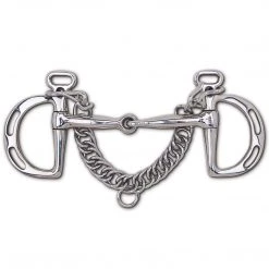 Toklat Originals Toklat Stainless Steel Snaffle Uxeter Kimberwick - 3 1/2" Cheek