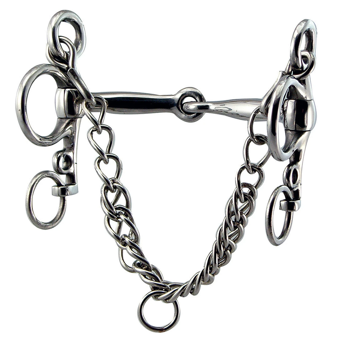 Intrepid Horse Bits Coronet Tom Thumb Jointed Mouth Pelham Bit 3 Intrepid Horse Bits Coronet Tom Thumb Jointed Mouth Pelham Bit