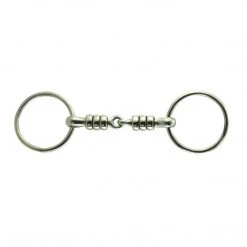 Intrepid Horse Bits Coronet Loose Ring Cherry Roller Snaffle Bit