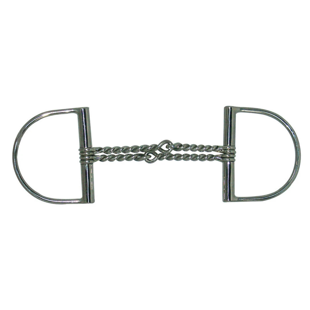 Intrepid Coronet Large Dee Double Twisted Wire Snaffle Bit Horse Bits 3 Intrepid Coronet Large Dee Double Twisted Wire Snaffle Bit Horse Bits