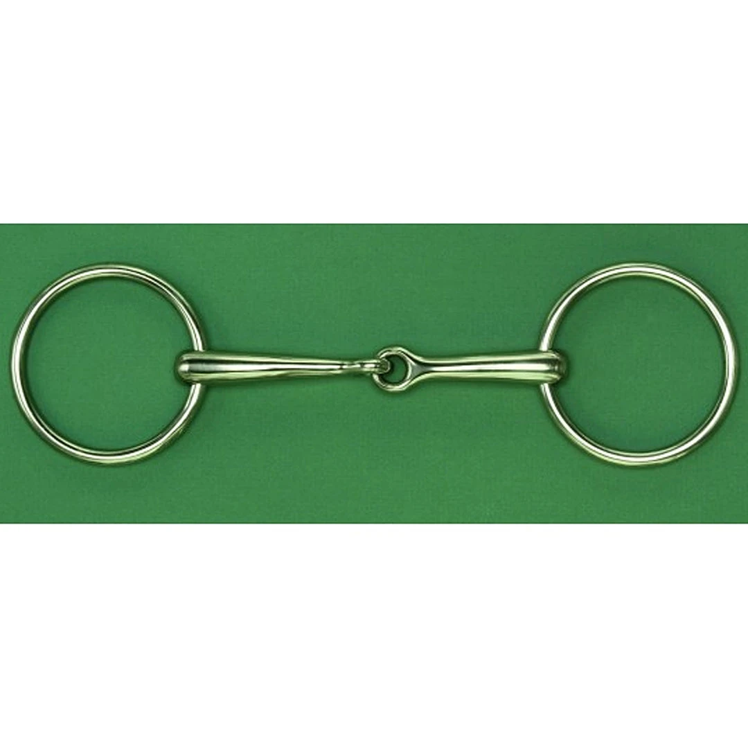English Riding Supply AlBaCon German Silver 14MM Solid Mouth Bradoon With 65mm Rings Horse Bits 3 English Riding Supply AlBaCon German Silver 14MM Solid Mouth Bradoon With 65mm Rings Horse Bits