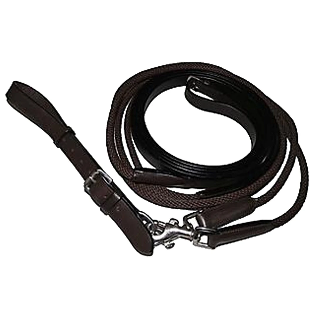 JPC Equestrian HDR Draw Reins With Snaps Horse Training Equipment 4 JPC Equestrian HDR Draw Reins With Snaps Horse Training Equipment