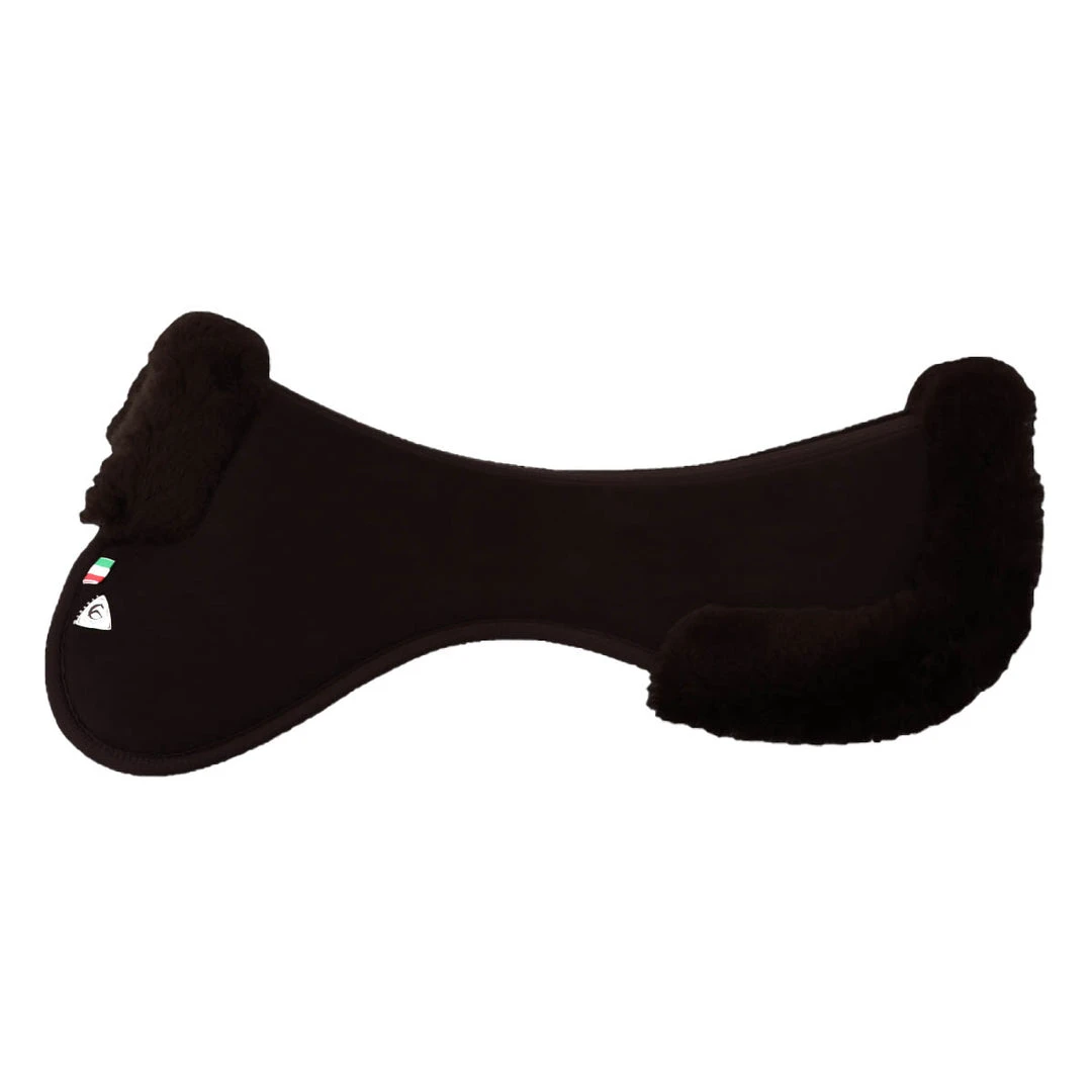 Frantisi Acavallo Memory Foam 1/2 Pad With Sheepskin Saddle Pads & Fittings 3 Frantisi Acavallo Memory Foam 1/2 Pad With Sheepskin Saddle Pads & Fittings