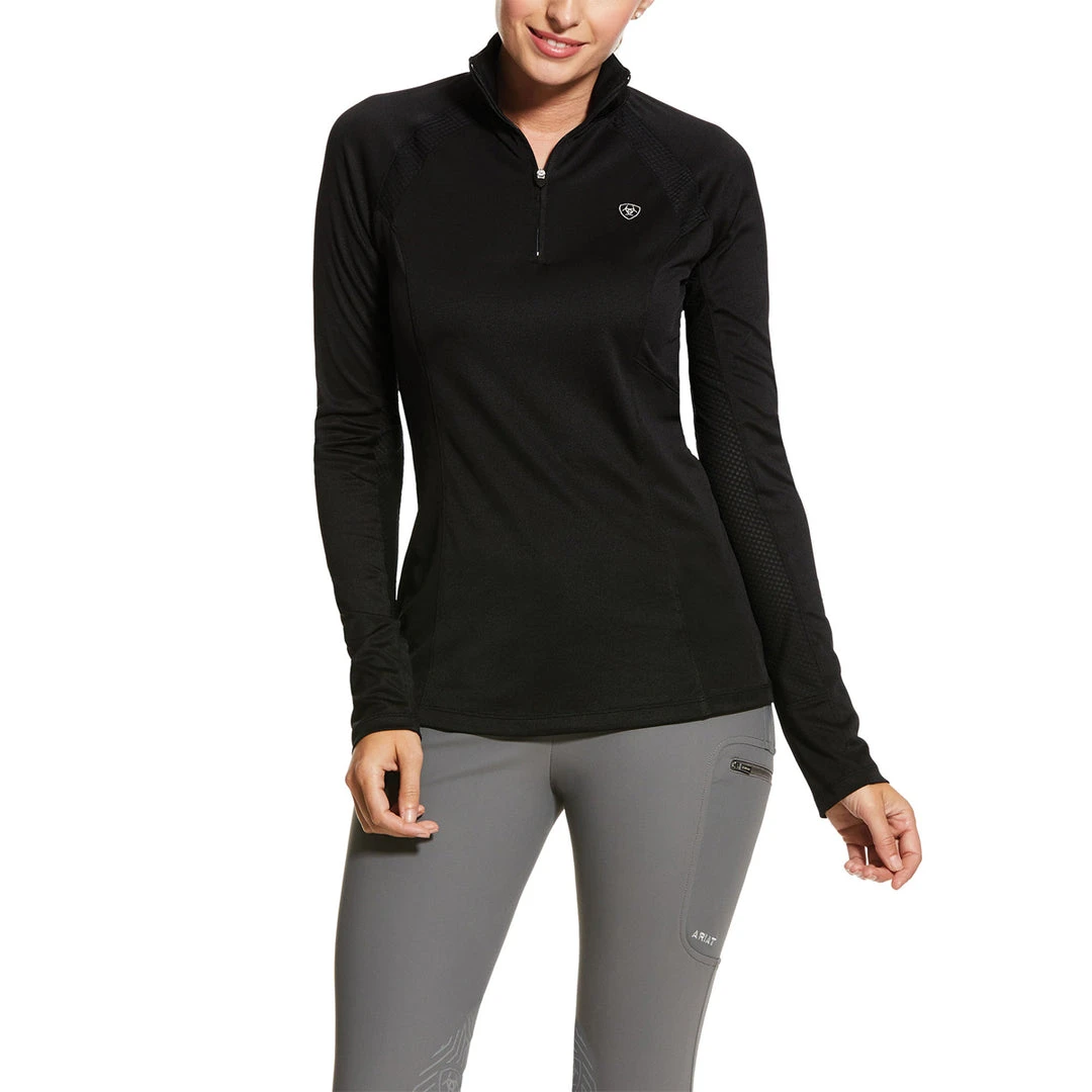 Baselayers Ariat Women's Sunstopper 2.0 1/4 Zip Baselayer Long Sleeve 43 Baselayers Ariat Women's Sunstopper 2.0 1/4 Zip Baselayer Long Sleeve
