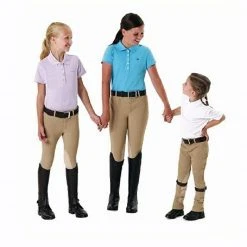 English Riding Supply Equistar Child's Pull On Knee Patch Jodhpurs 7 English Riding Supply Equistar Child's Pull On Knee Patch Jodhpurs