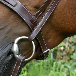 Sagmae Dy'on Fancy Stitch Wide Noseband Bridle English Bridles 11 Sagmae Dy'on Fancy Stitch Wide Noseband Bridle English Bridles