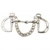 Weatherbeeta Horse Bits JP Korsteel Stainless Steel Jointed Slotted Ring KImblewick Bit