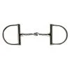 Intrepid Pinchless Corkscrew Large Dee Ring Snaffle Bit Horse Bits