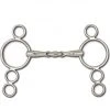 Toklat Originals Toklat Gag 3-Piece Snaffle Bit Horse Bits 2 Toklat Originals Toklat Gag 3-Piece Snaffle Bit Horse Bits