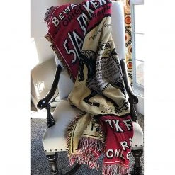 Jacks Mfg 5/A Baker Logo Afghan