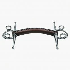 Equine Industries Trust Full Cheek Leather Gag Bit Horse Bits