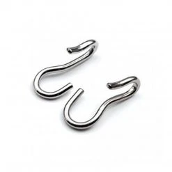English Riding Supply Centaur Stainless Steel Curb Chain Hooks Pair Horse Bits
