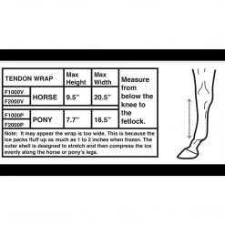 Therapeutic Horse Boots & Wraps Ice Horse Tendon Wrap