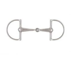 Weatherbeeta Horse Bits Korsteel Stainless Steel Thick Hollow Mouth Hunter Dee Snaffle Bit