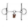 Weatherbeeta Korsteel Stainless Steel Copper Keys Full Cheek Training Snaffle Bit Horse Bits