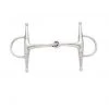 Weatherbeeta Korsteel Stainless Steel Jointed Short Full Cheek Snaffle Bit