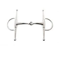 Weatherbeeta Horse Bits Korsteel Medium Weight Full Cheek Eggbutt Snaffle Bit